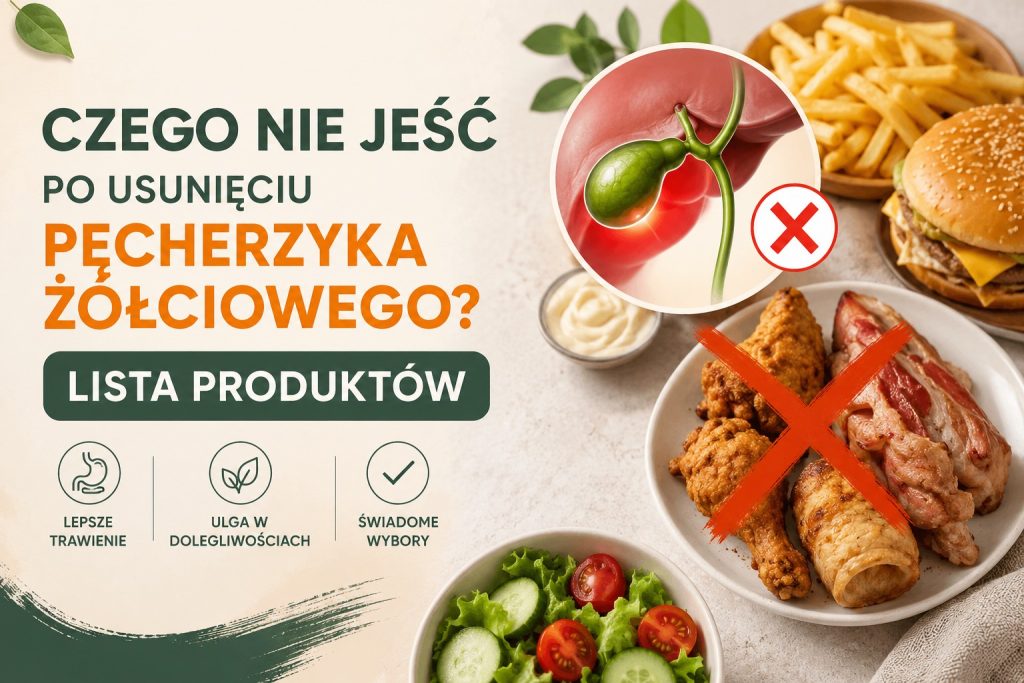 Czego nie jeść po usunięciu pęcherzyka żółciowego
